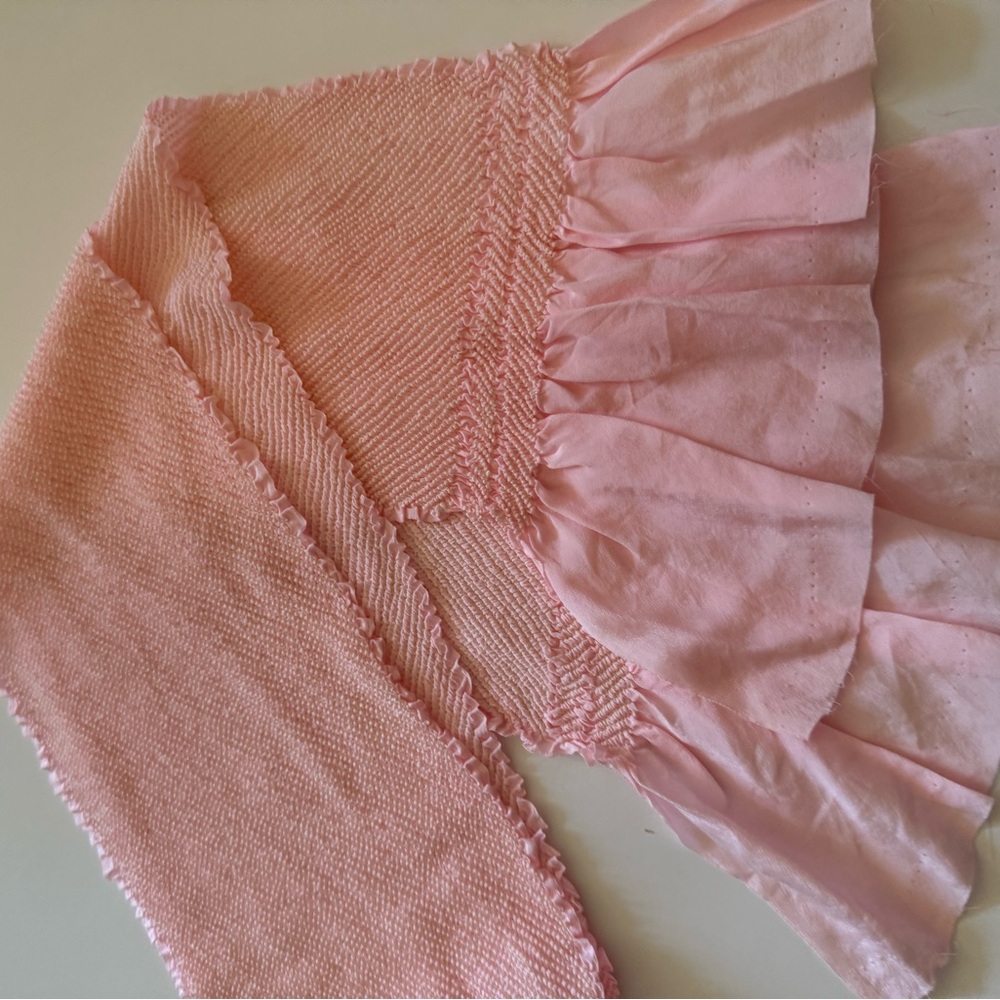 Pink Shibori Obiage